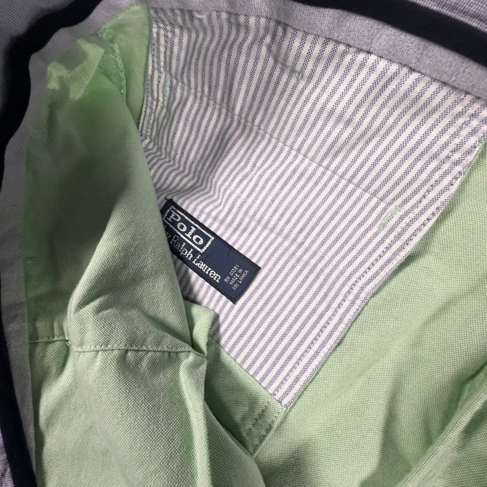 Polo Ralph Lauren Shorts Men's 36 Green Golf Chino Preppy Quiet Luxury